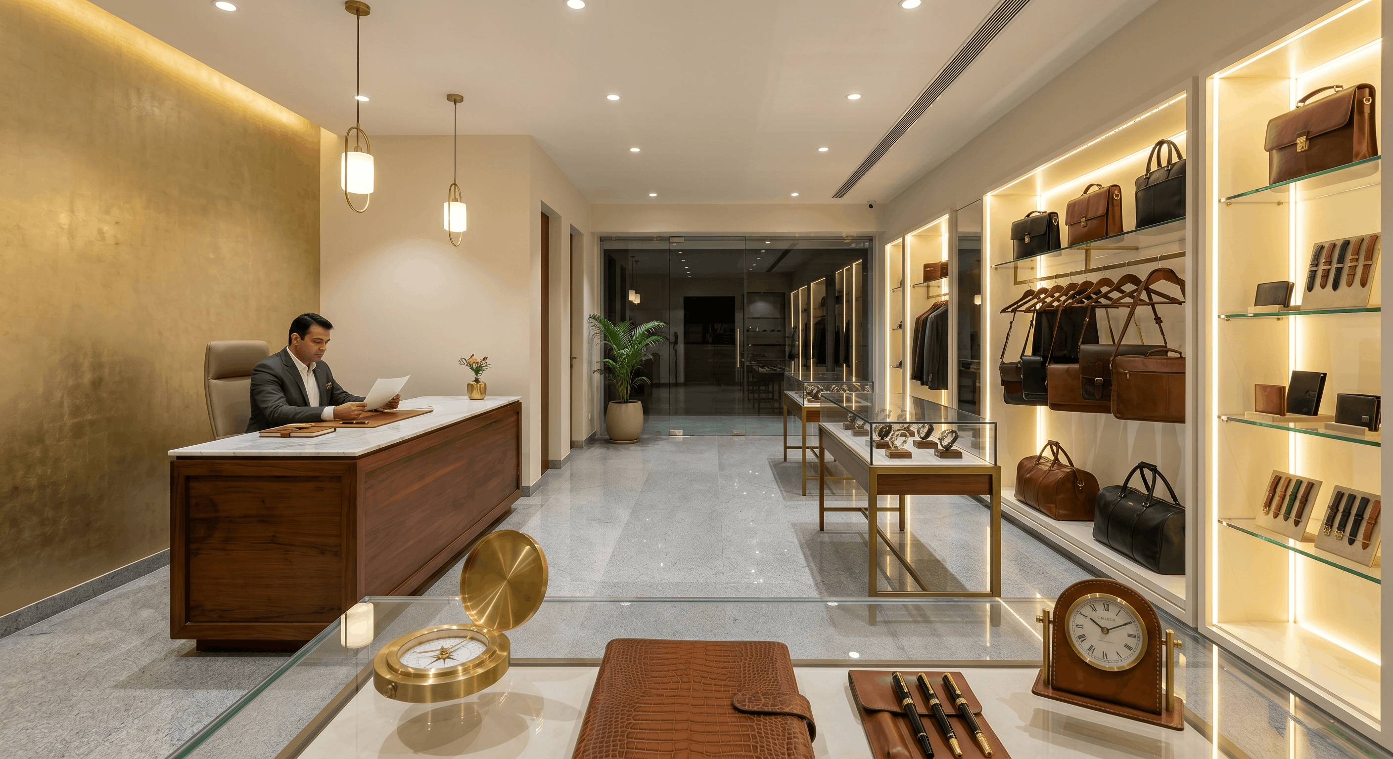 Product Display & Counter Placement